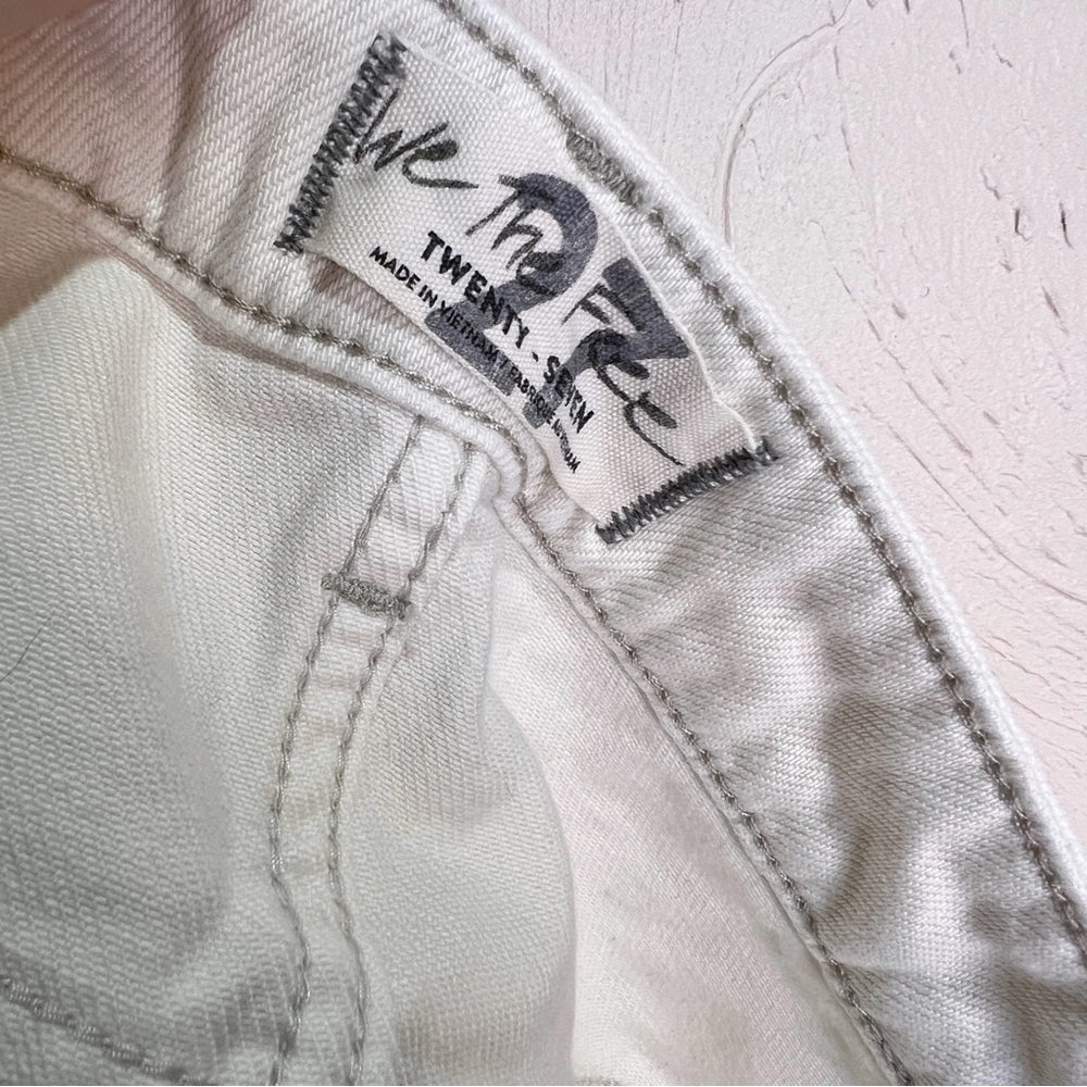 We The Free Bailey Cream Fringe High Waist Mini Skirt Womens 27 - Picture 8 of 8